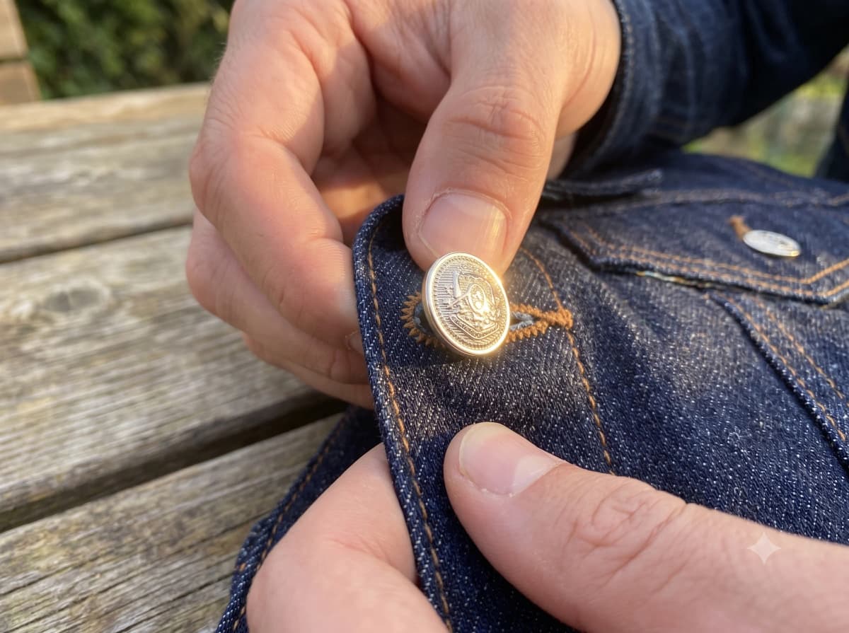 Premium Engraved Metal Button